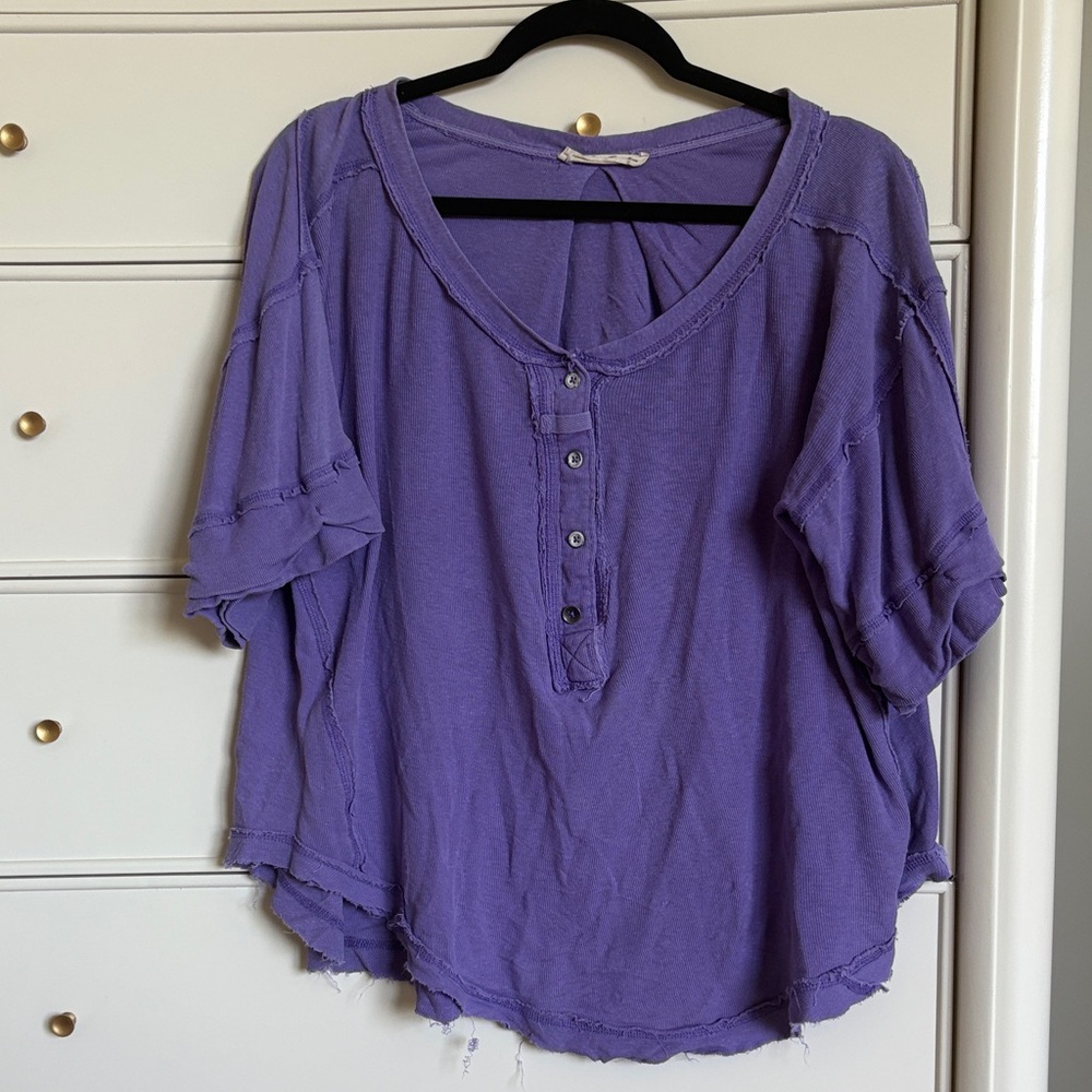Free People Purple Women's Top